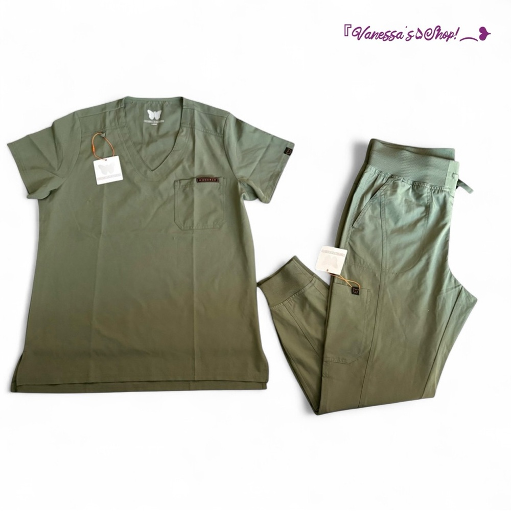 Monarch Scrub Top & Matching Scrub Pants!